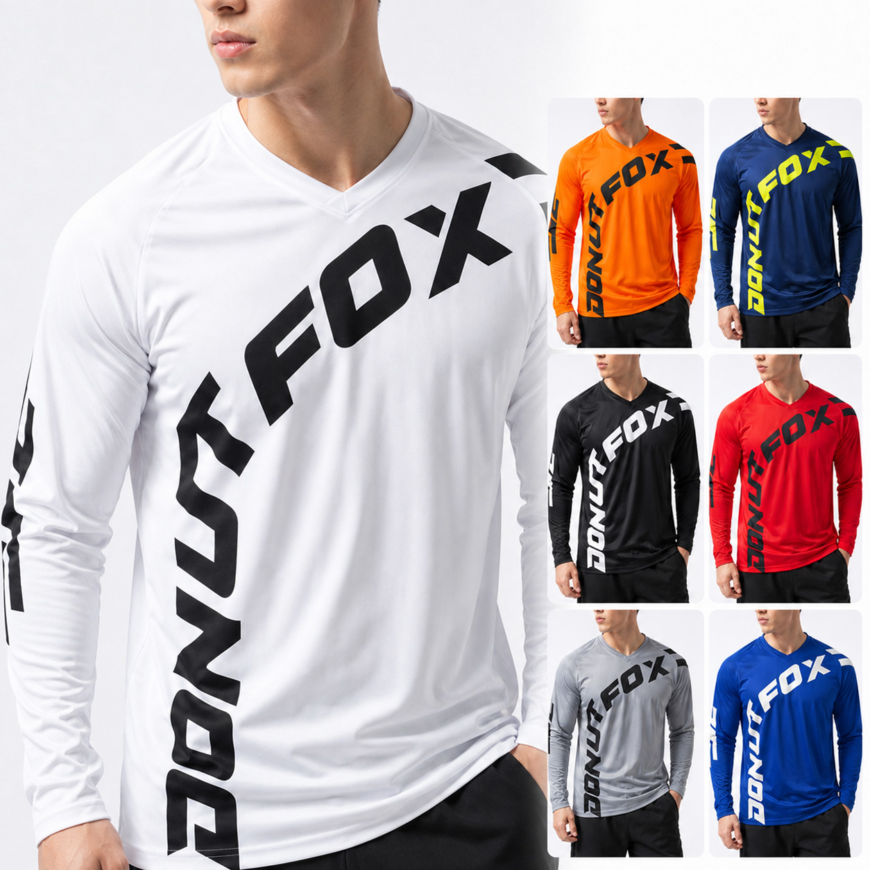 Mountain Biking Shirts - Men Outdoor Recreation MTB Long Sleeve