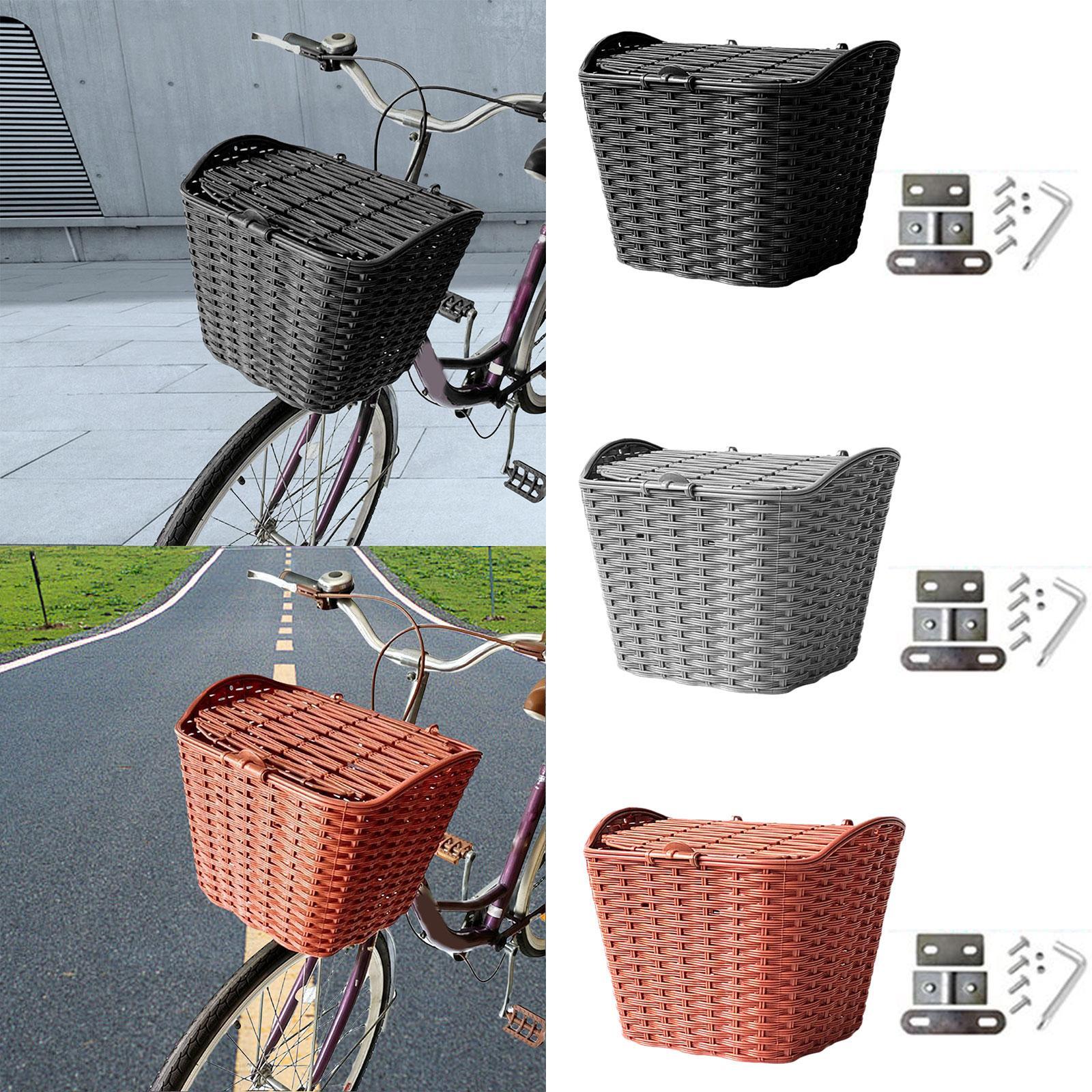 Handlebar Bike Basket with Lid - Mountain Biking Books 评论和价格