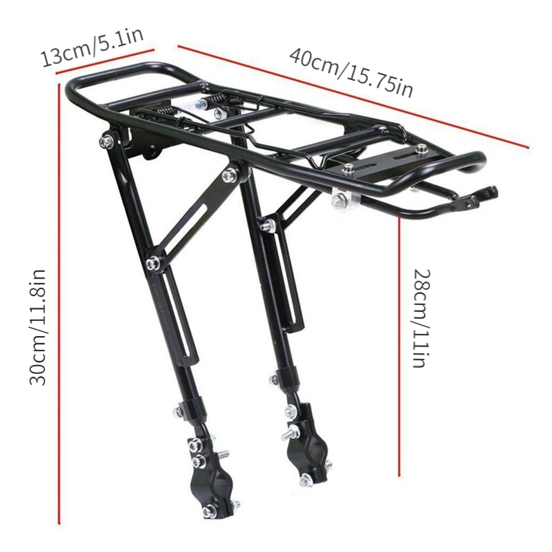 1PC Alloy Rear Bicycle  Rack C - Mountain Biking Bag 评论和价格