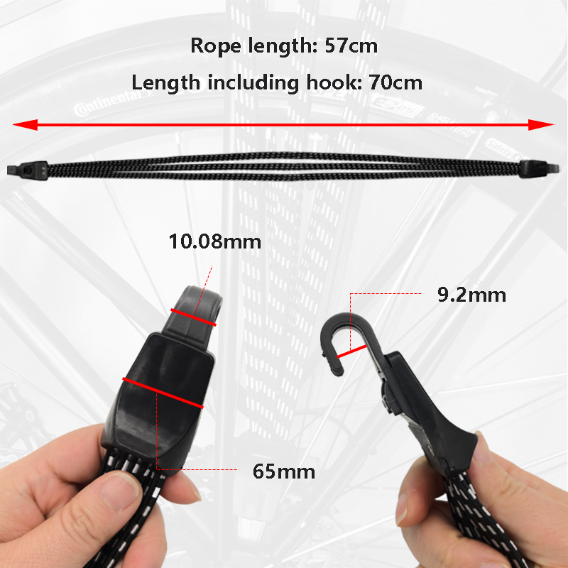 10PCS Bicycle Luggage Rope Ela - Mountain Biking Bag 评论和价格