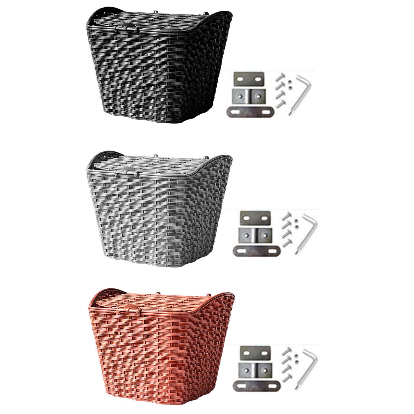 Bike Basket with Lid Sturdy Cy - Mountain Biking Books 评论和价格