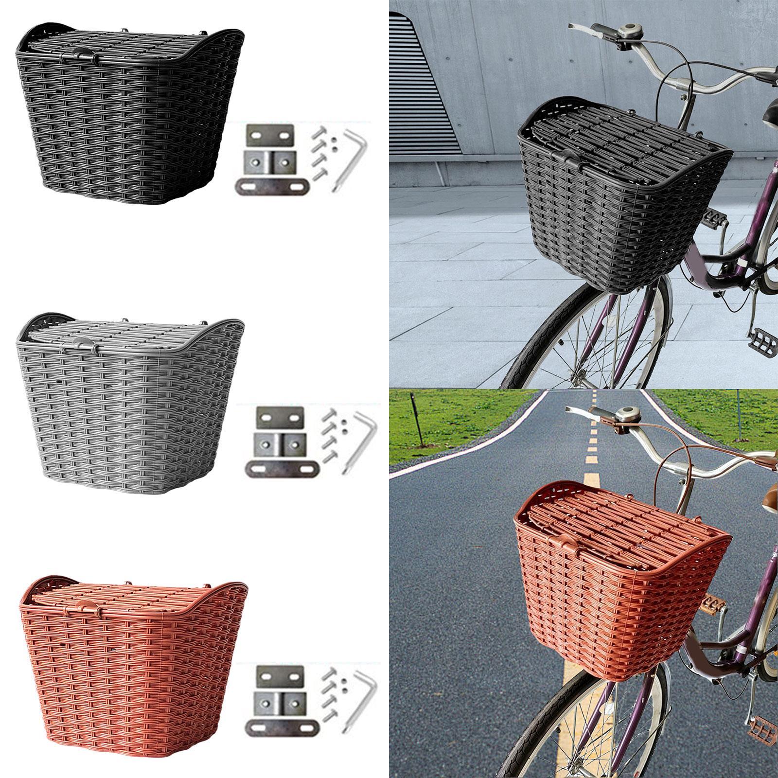 Bike Basket with Lid Sturdy Cy - Mountain Biking Books 评论和价格