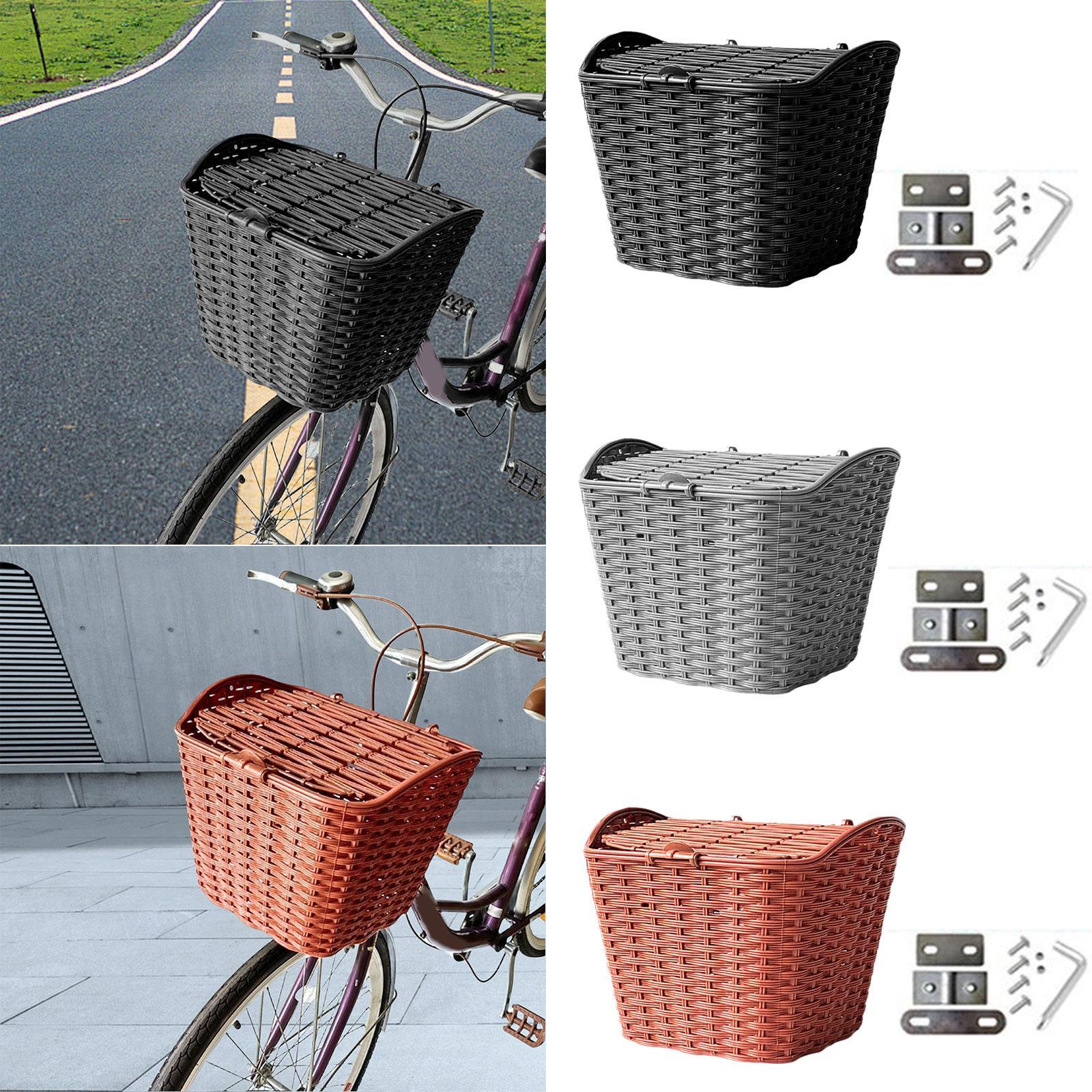 Bike Basket with Lid Sturdy Cy - Mountain Biking Books 评论和价格