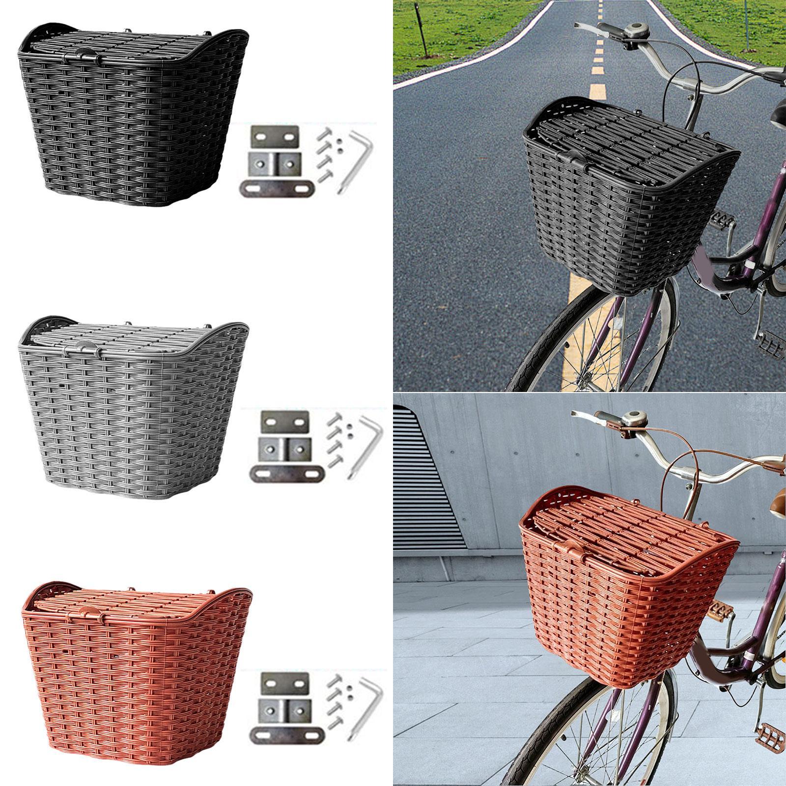 Bike Basket with Lid Sturdy Cy - Mountain Biking Books 评论和价格