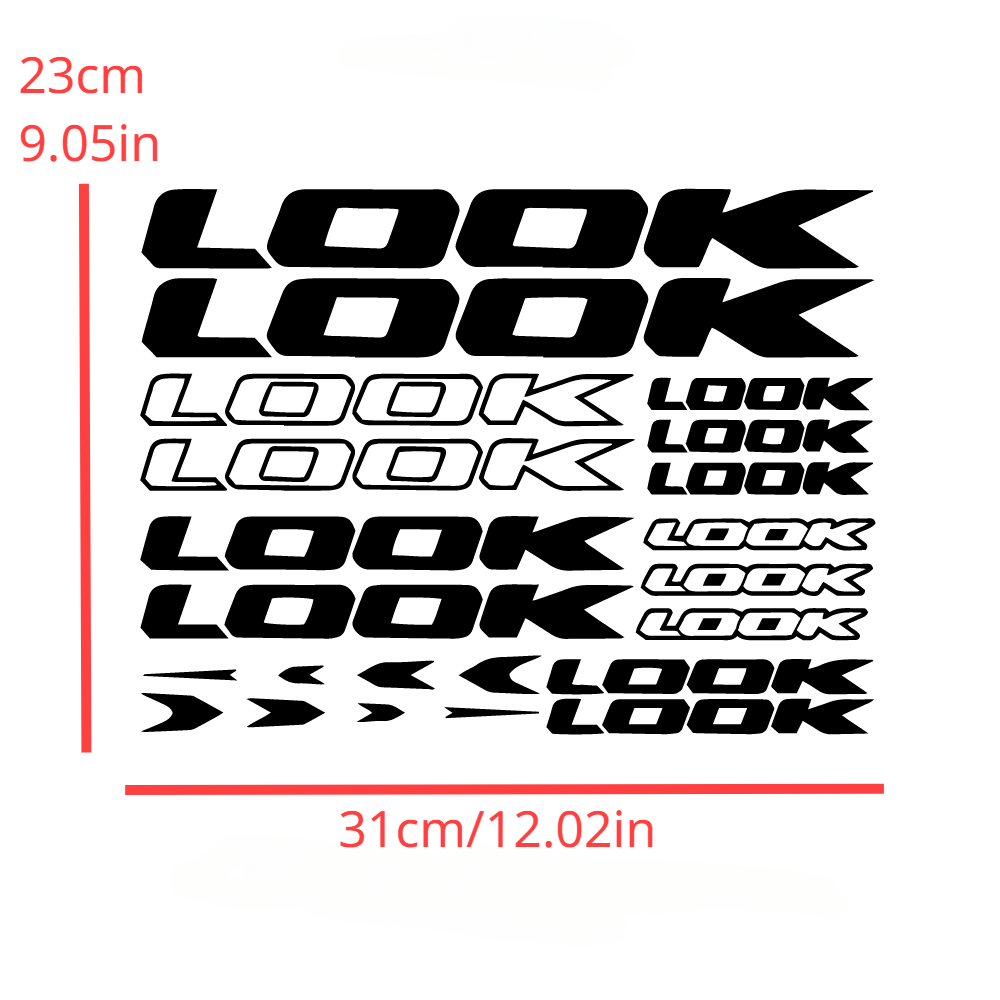 LOOK Bike Frame Vinyl Sticker  - Mountain Biking Quotes 评论和价格