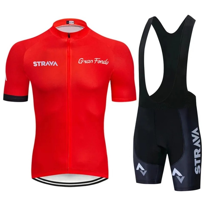 Strava Bike Jersey Set Summer  - Mountain Biking Shirts 评论和价格